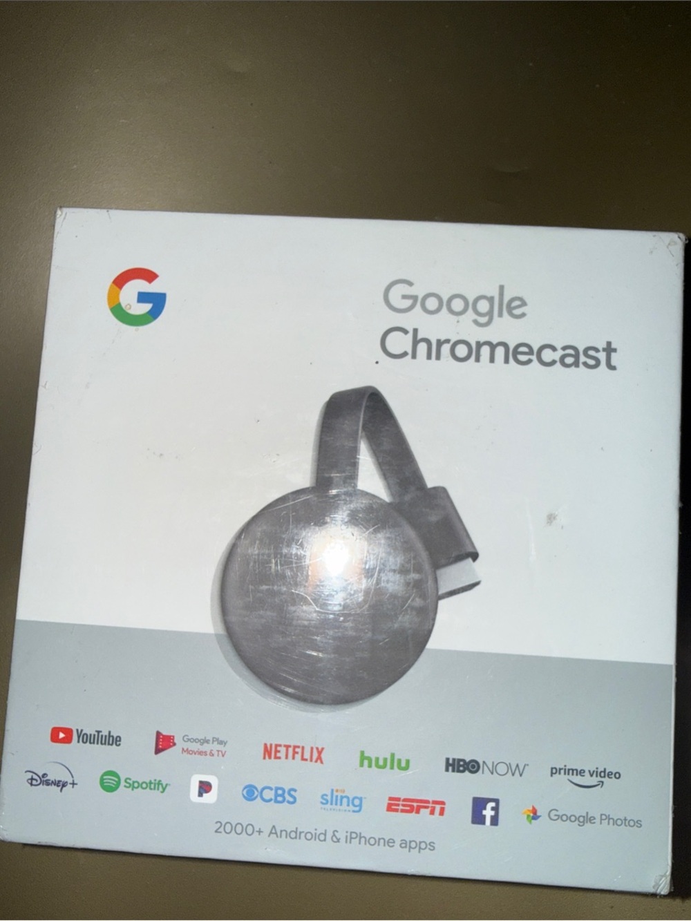 Google Chromecast - Streaming Device with HDMI Cable